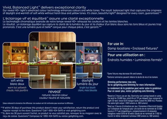 Reveal LED 50W GU10 (6-Pack) (FR)
