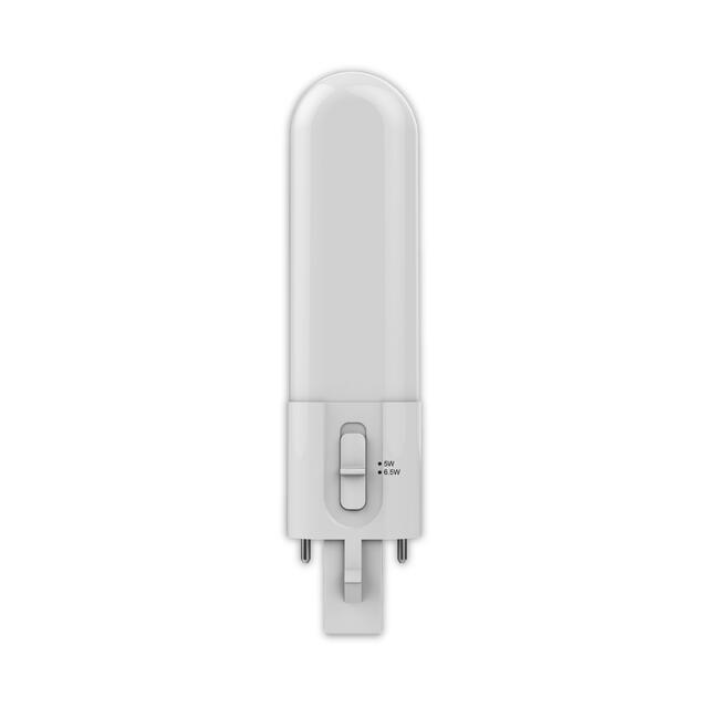 GE Plug-in LED T10 Light Bulb, 7W/9W replacement, 2-Pin G23 Base, Soft White (1 Pack)