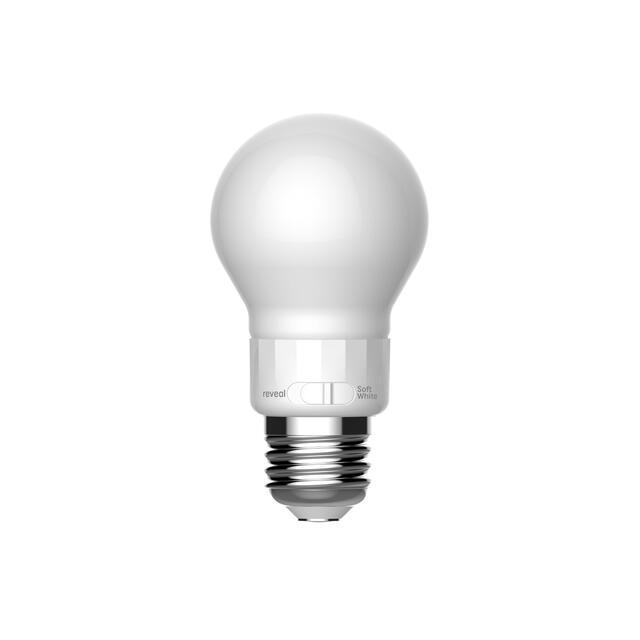 GE Reveal HD+ LED 60 Watt Replacement, Reveal + Soft White, A15 Ceiling Fan Bulbs (2 Pack)
