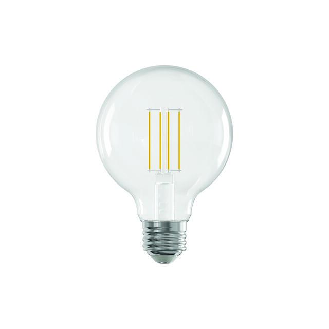 GE Reveal HD+ LED 60 Watt Replacement, Reveal, G25 Vanity - Globe Bulbs (2 Pack)