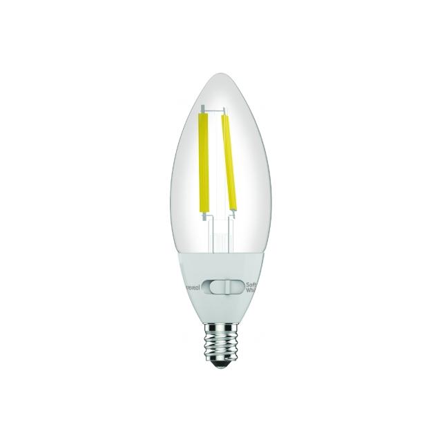 GE Reveal HD+ LED 60 Watt Replacement, Reveal + Soft White, B11 General Purpose Bulbs (3 Pack)
