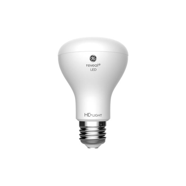 GE Reveal HD+ LED 45 Watt Replacement, Reveal, R20 Indoor Floodlight Bulbs (2 Pack)