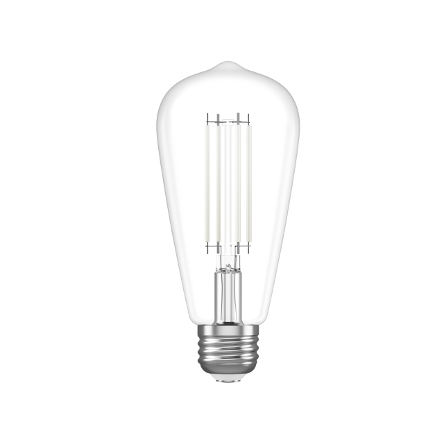 GE Pearl Filament ST19 LED Light Bulbs, Edison Style Bulb, 60 Watt Replacement, Daylight (2 Pack)