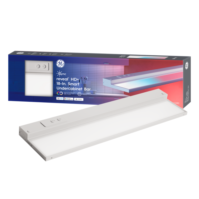 GE Cync reveal® Smart LED Undercabinet Bar Light Fixture, Color