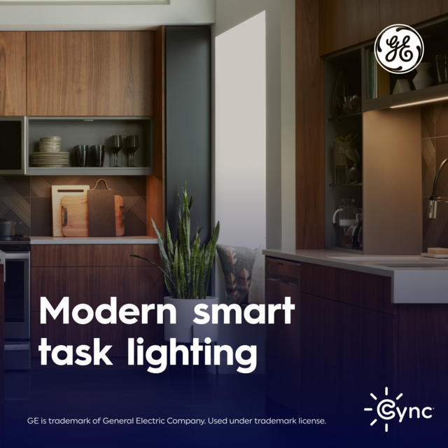 GE Cync reveal Smart LED Undercabinet Bar Light Fixture Color Changing Undercab Light Works with Alexa and Google Home 24in