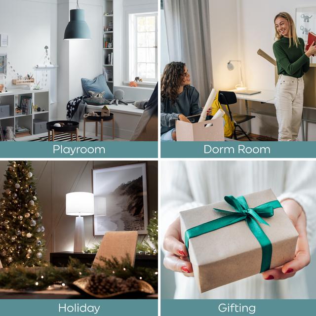 GE LED+ Color Changing LED Light Bulb, BR30 Indoor Floodlight Color Décor Light, Soft White and Daylight