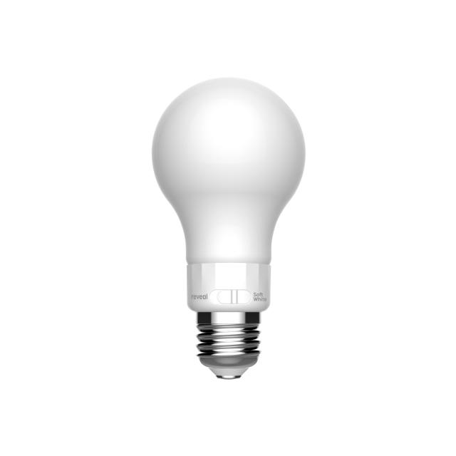 GE Reveal HD+ LED 60 Watt Replacement, Reveal + Soft White, A19 General Purpose Bulbs (4 Pack)