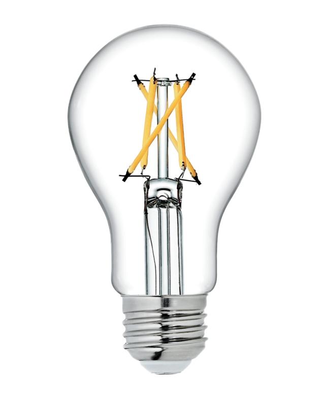 GE Relax HD A19 LED Light Bulbs, General Purpose Bulbs, 60 Watt Replacement, Warm White (4 Pack)