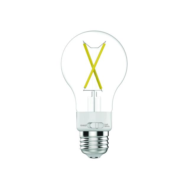GE Reveal HD+ LED 40 Watt Replacement, Reveal + Soft White, A19 General Purpose Bulbs (4 Pack)
