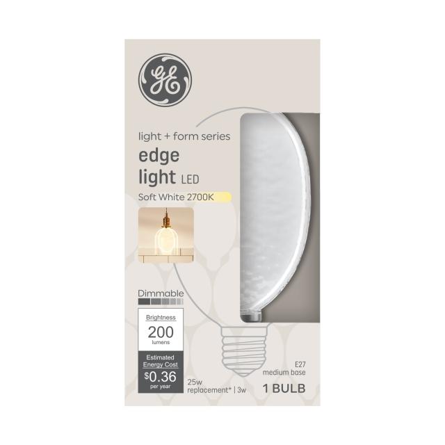 GE Light + Form Edge Light Soft White 25W E27 (1 bulb)