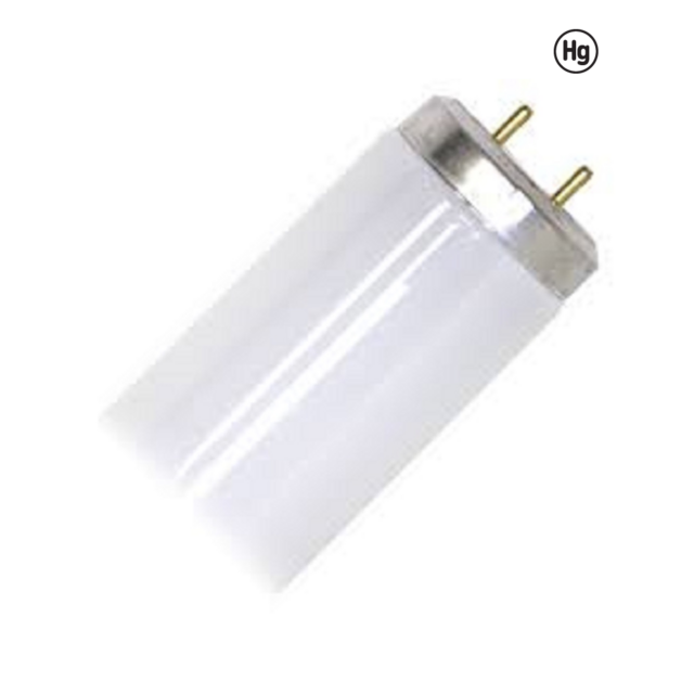 GE Cool White 40 Watt 48 Inch T12 G13 Base Fluorescent Tube 1 Pack