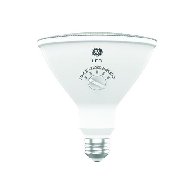 GE Outdoor Style PAR38 LED Floodlight, 150W, 5 Color White Tone (2 Pack)
