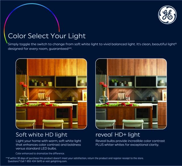 GE Reveal HD+ LED 65 Watt Replacement, Reveal + Soft White, BR30 Indoor Floodlight Bulbs (2 Pack)