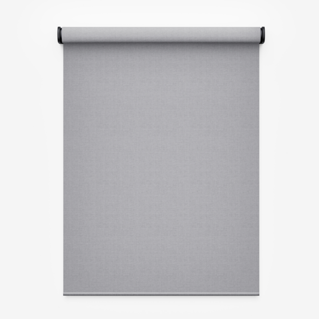GE Smart Shade, Motorized Window Blind with Matter & Remote Control, Easy Install, Black Hardware, Blackout Grey Fabric, Quiet Operation, 32” Width, Adjustable Length, 1 Shade