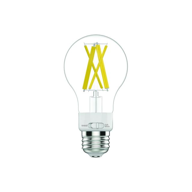 GE Reveal HD+ LED 60 Watt Replacement, Reveal + Soft White, A19 General Purpose Bulbs (4 Pack)