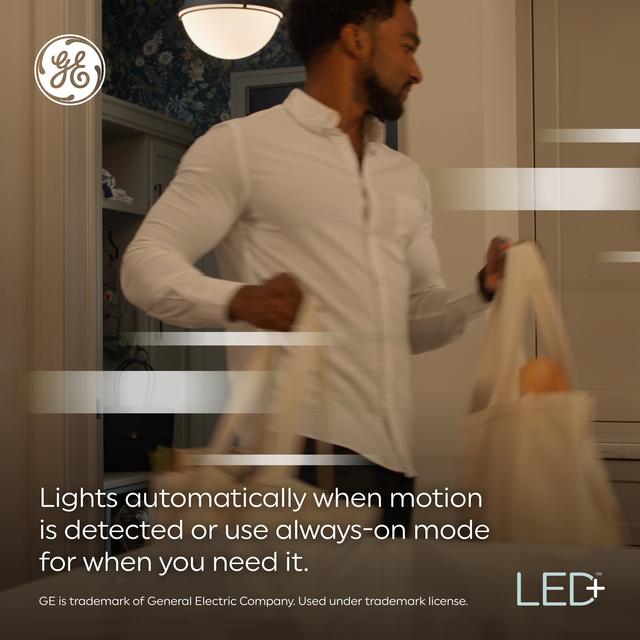 GE LED+ Motion Lamp LED Light Bulbs,General Purpose, A21 Bulb, 12 Watts (1 Pack)