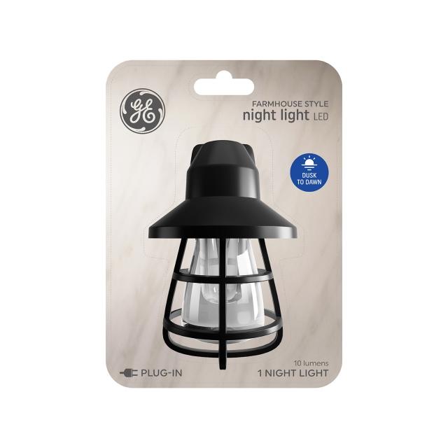 GE LED Farmhouse Style Night Light, Dusk to Dawn (1-Pack)