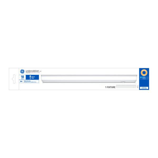 GE Undercabinet LED Warm White 13W LED Direct Wire 18in Integrated Light Fixture