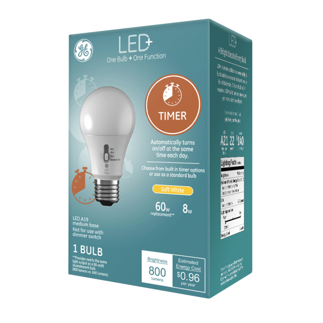schoenen Echt Vlak LED+ Timer Lights | Light Bulb Timer for Home Security