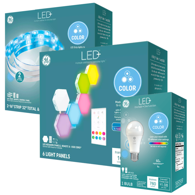 LED+ Color Changing LED Lights Color LED Light Bulbs