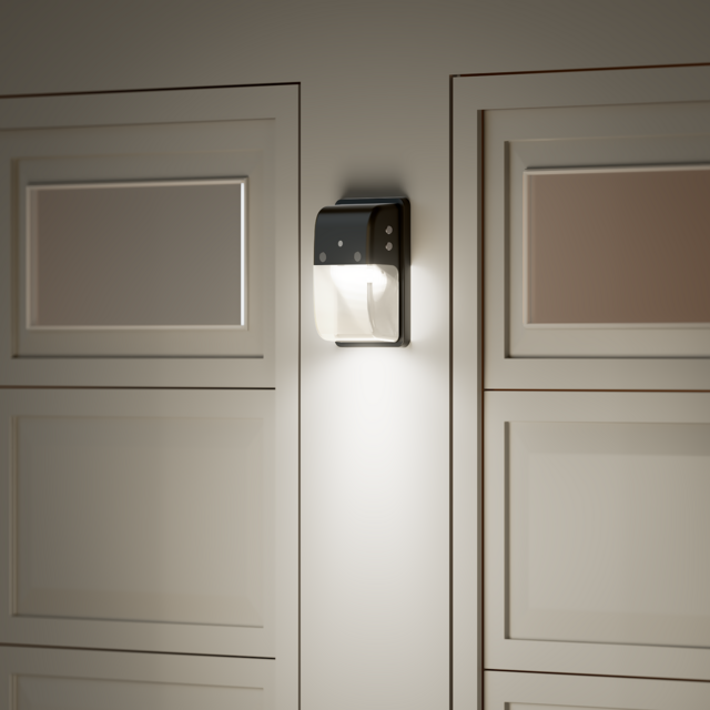 Outdoor Security Fixture Wall Light