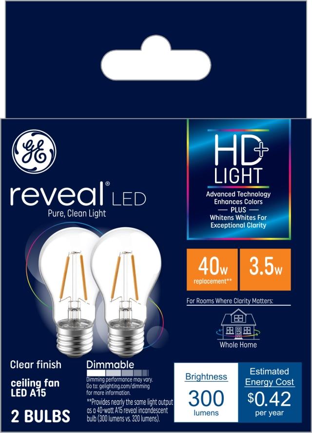 GE Reveal HD+ Color-Enhancing 40W 