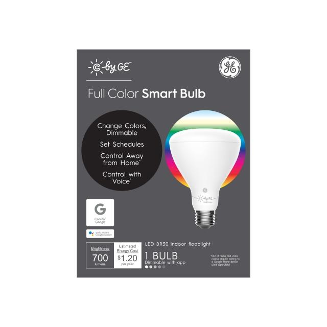 C by GE Full Color BR30 Smart LED Bulb (1-Pack)