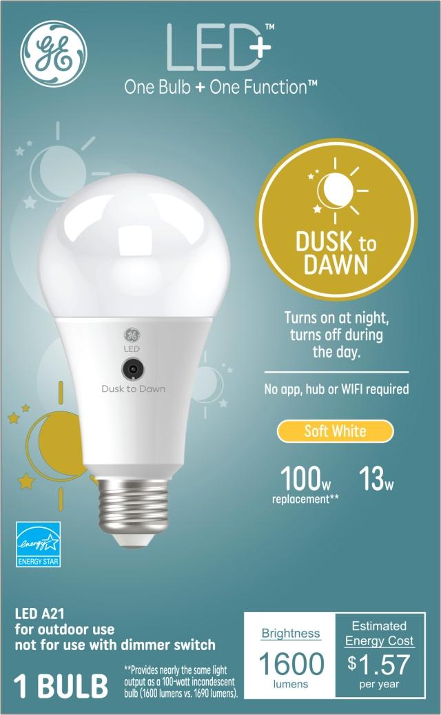 Details about   Yueximei Dusk To Dawn Light Bulb A21 12W 100W Equivalent Smart Sensor Bulbs 