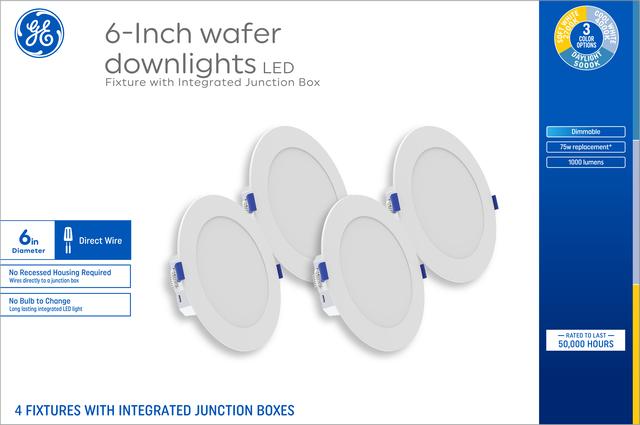 Trango Lot De 6 Spots Encastrés 6729-065MCOB En Noir Mat Pivotant Incl. 6x 5 Watt 3000K Blanc Chaud Module LED Ultra Plat, Spots De Plafond, Lampe De