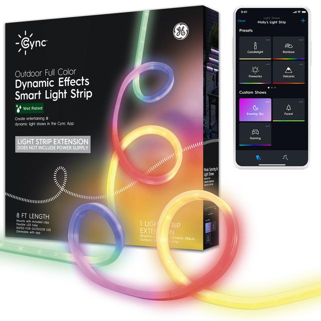 onn. Multicolor LED Light Strip with Sound Reactive Technology, 16